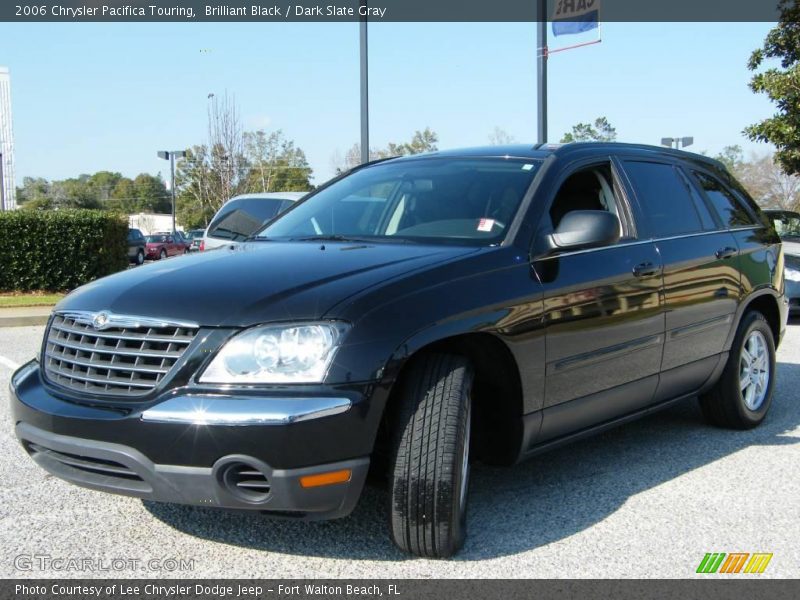 Brilliant Black / Dark Slate Gray 2006 Chrysler Pacifica Touring