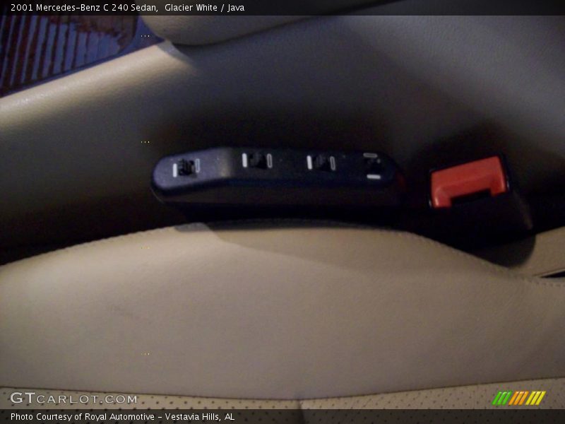 Glacier White / Java 2001 Mercedes-Benz C 240 Sedan