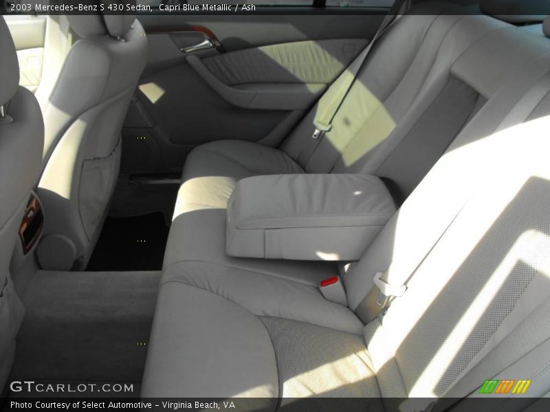 Capri Blue Metallic / Ash 2003 Mercedes-Benz S 430 Sedan