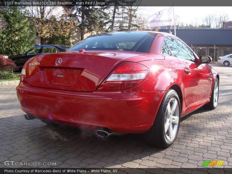 Mars Red / Beige 2007 Mercedes-Benz SLK 280 Roadster