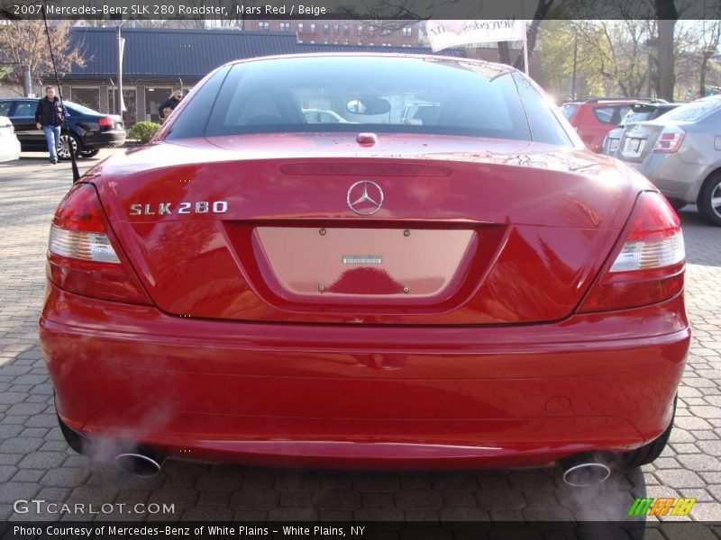 Mars Red / Beige 2007 Mercedes-Benz SLK 280 Roadster