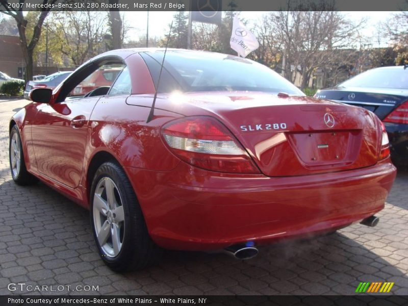 Mars Red / Beige 2007 Mercedes-Benz SLK 280 Roadster