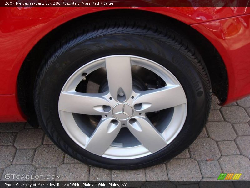 Mars Red / Beige 2007 Mercedes-Benz SLK 280 Roadster