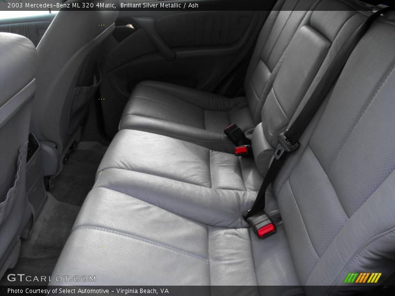 Brilliant Silver Metallic / Ash 2003 Mercedes-Benz ML 320 4Matic