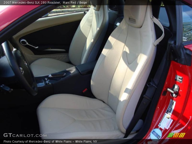 Mars Red / Beige 2007 Mercedes-Benz SLK 280 Roadster
