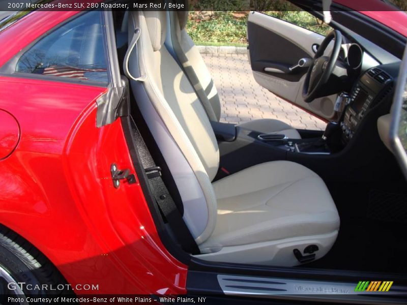 Mars Red / Beige 2007 Mercedes-Benz SLK 280 Roadster