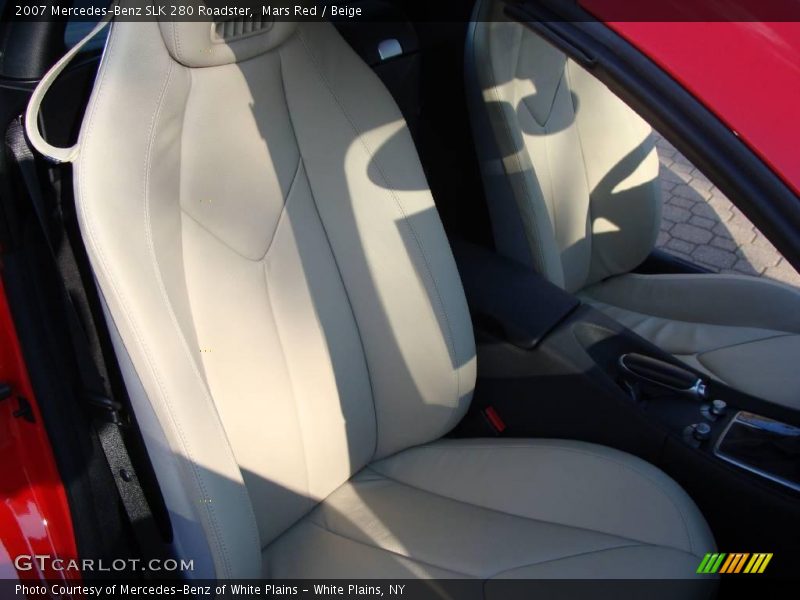 Mars Red / Beige 2007 Mercedes-Benz SLK 280 Roadster