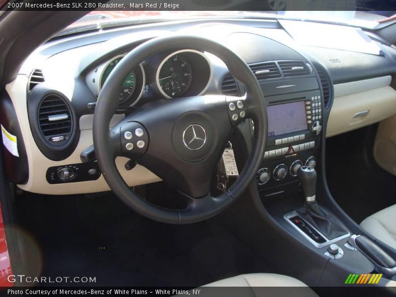 Mars Red / Beige 2007 Mercedes-Benz SLK 280 Roadster