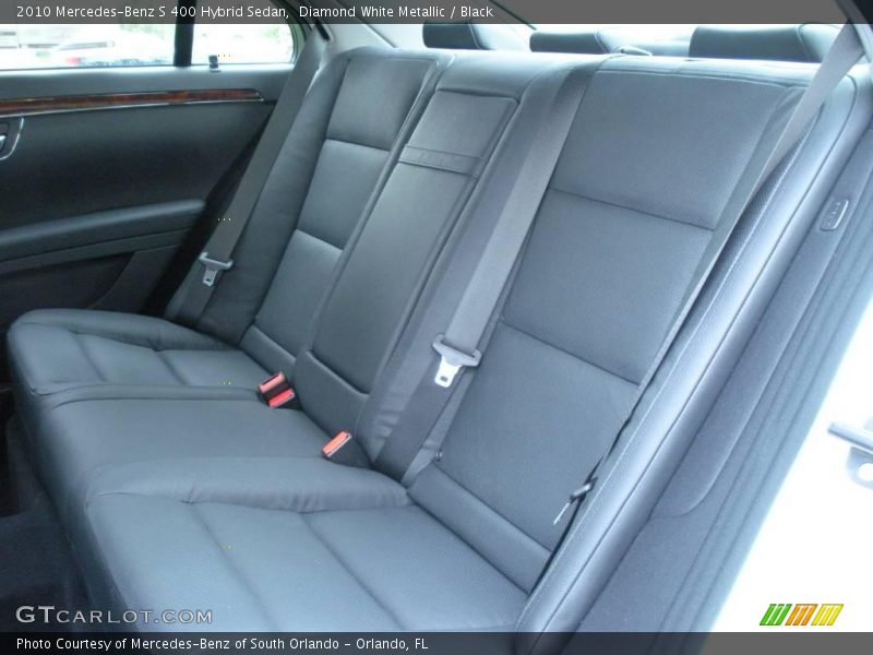 Diamond White Metallic / Black 2010 Mercedes-Benz S 400 Hybrid Sedan