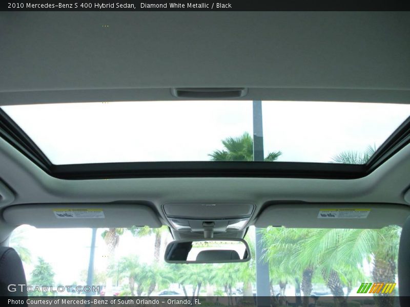 Diamond White Metallic / Black 2010 Mercedes-Benz S 400 Hybrid Sedan