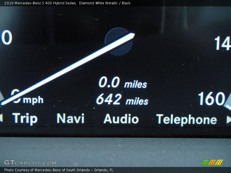 Diamond White Metallic / Black 2010 Mercedes-Benz S 400 Hybrid Sedan