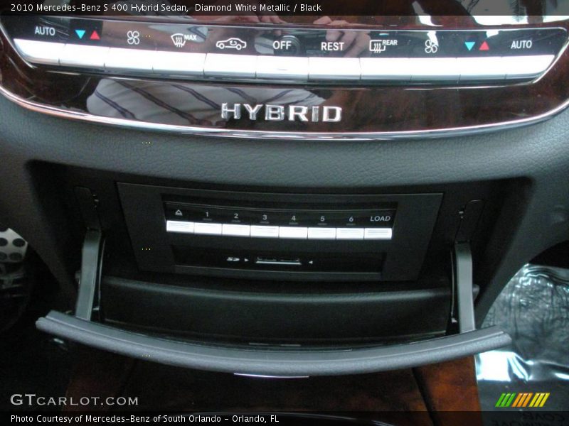 Diamond White Metallic / Black 2010 Mercedes-Benz S 400 Hybrid Sedan