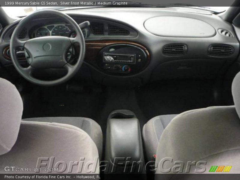 Silver Frost Metallic / Medium Graphite 1999 Mercury Sable GS Sedan