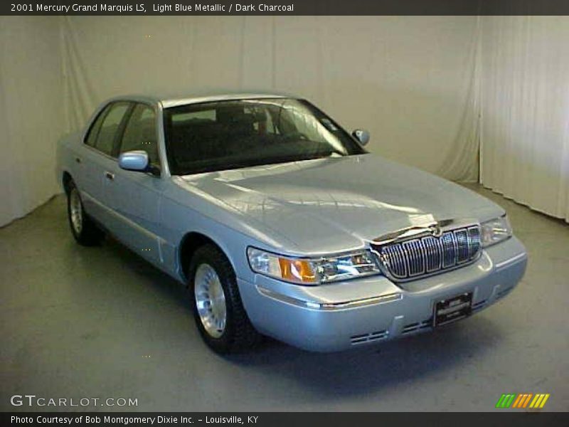 Light Blue Metallic / Dark Charcoal 2001 Mercury Grand Marquis LS