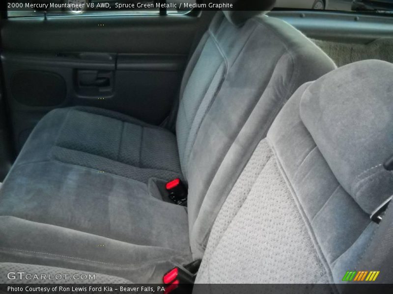Spruce Green Metallic / Medium Graphite 2000 Mercury Mountaineer V8 AWD