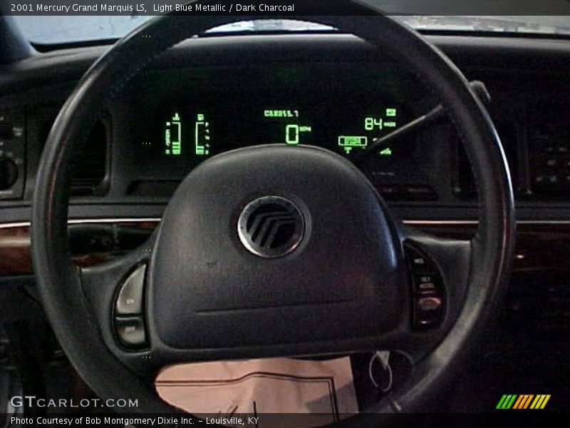 Light Blue Metallic / Dark Charcoal 2001 Mercury Grand Marquis LS