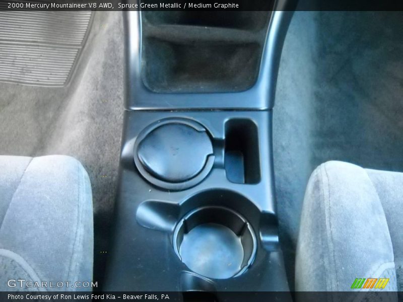 Spruce Green Metallic / Medium Graphite 2000 Mercury Mountaineer V8 AWD