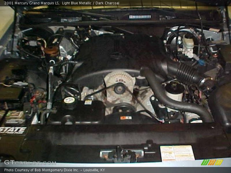 Light Blue Metallic / Dark Charcoal 2001 Mercury Grand Marquis LS