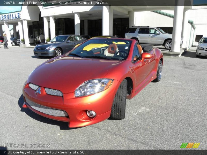 Sunset Pearlescent / Terra Cotta 2007 Mitsubishi Eclipse Spyder GT