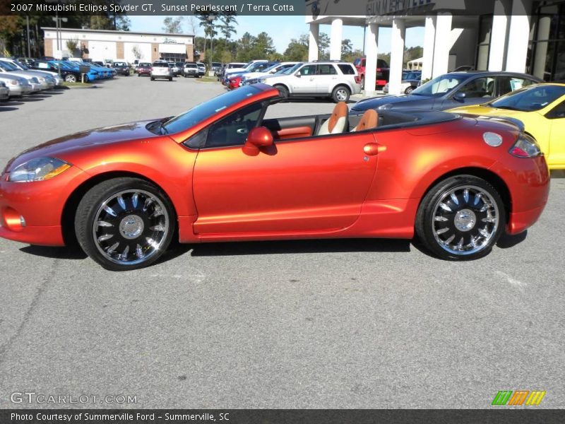 Sunset Pearlescent / Terra Cotta 2007 Mitsubishi Eclipse Spyder GT