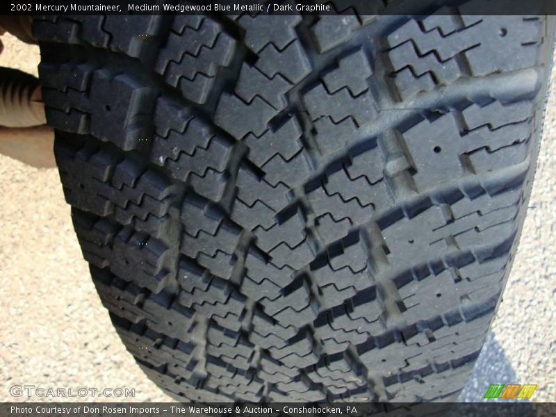 Medium Wedgewood Blue Metallic / Dark Graphite 2002 Mercury Mountaineer