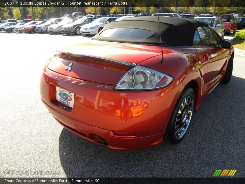 Sunset Pearlescent / Terra Cotta 2007 Mitsubishi Eclipse Spyder GT