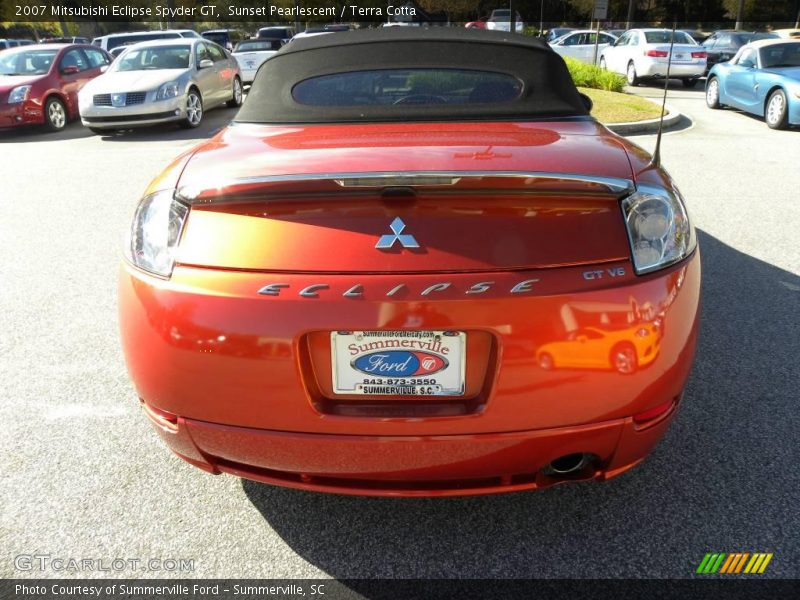 Sunset Pearlescent / Terra Cotta 2007 Mitsubishi Eclipse Spyder GT