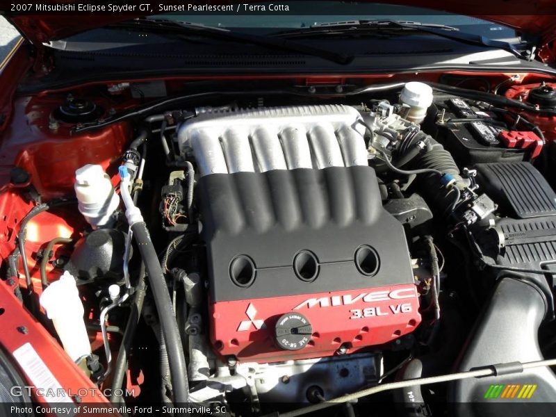 Sunset Pearlescent / Terra Cotta 2007 Mitsubishi Eclipse Spyder GT