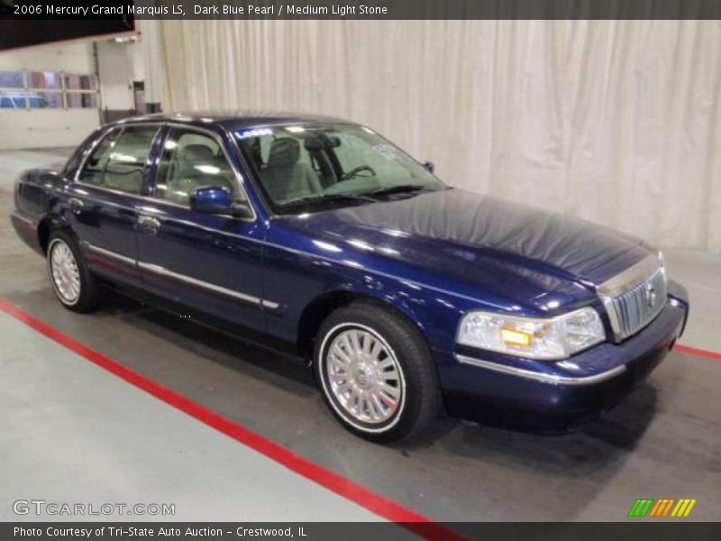 Dark Blue Pearl / Medium Light Stone 2006 Mercury Grand Marquis LS