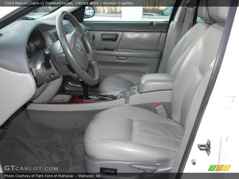 Vibrant White / Medium Graphite 2004 Mercury Sable LS Premium Sedan