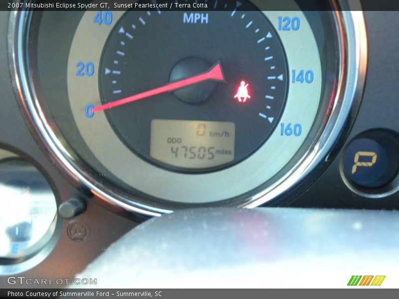 Sunset Pearlescent / Terra Cotta 2007 Mitsubishi Eclipse Spyder GT