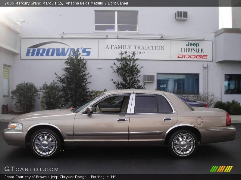 Arizona Beige Metallic / Light Camel 2006 Mercury Grand Marquis GS
