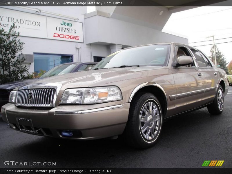Arizona Beige Metallic / Light Camel 2006 Mercury Grand Marquis GS