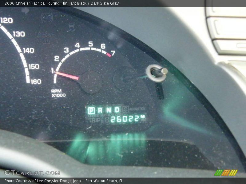 Brilliant Black / Dark Slate Gray 2006 Chrysler Pacifica Touring