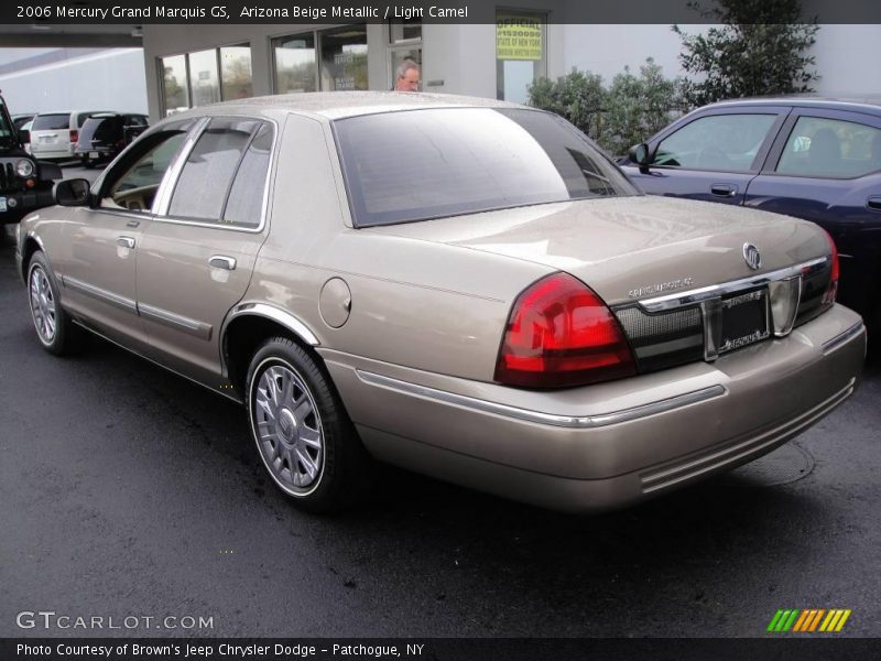 Arizona Beige Metallic / Light Camel 2006 Mercury Grand Marquis GS