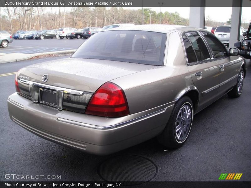 Arizona Beige Metallic / Light Camel 2006 Mercury Grand Marquis GS