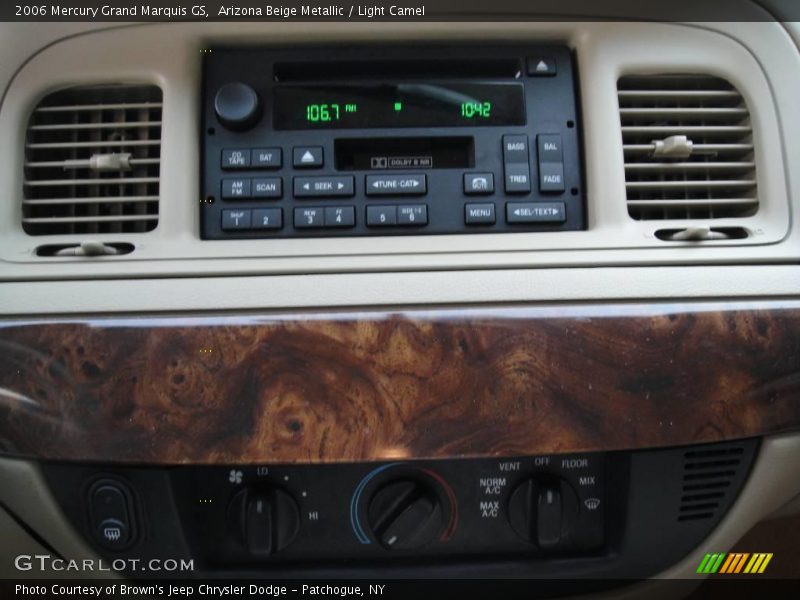 Arizona Beige Metallic / Light Camel 2006 Mercury Grand Marquis GS
