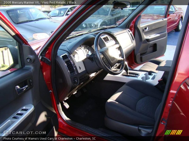 Vivid Red Metallic / Black 2008 Mercury Mariner V6