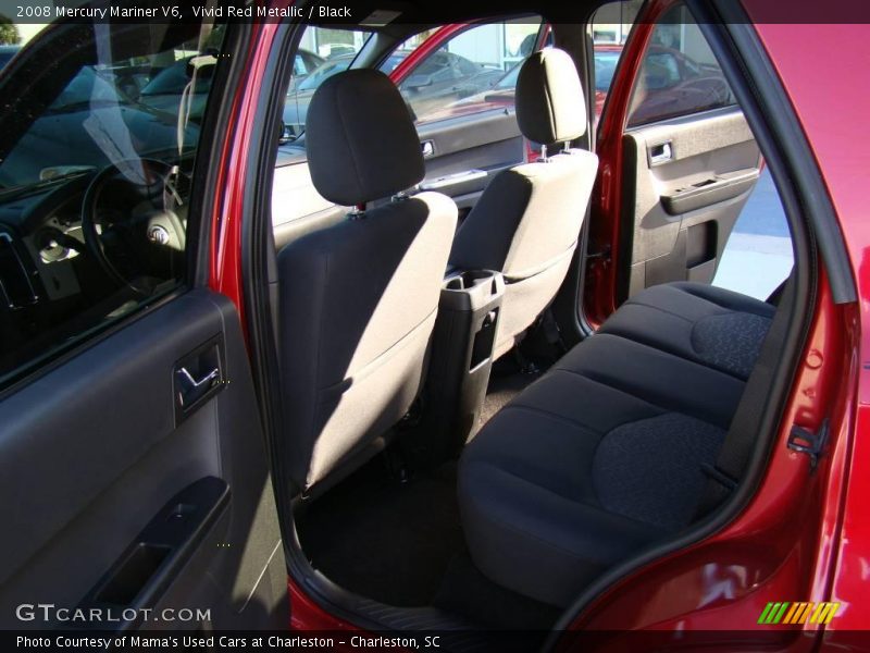 Vivid Red Metallic / Black 2008 Mercury Mariner V6