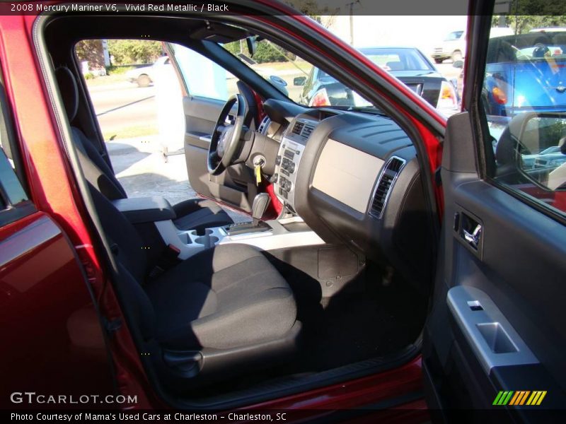 Vivid Red Metallic / Black 2008 Mercury Mariner V6