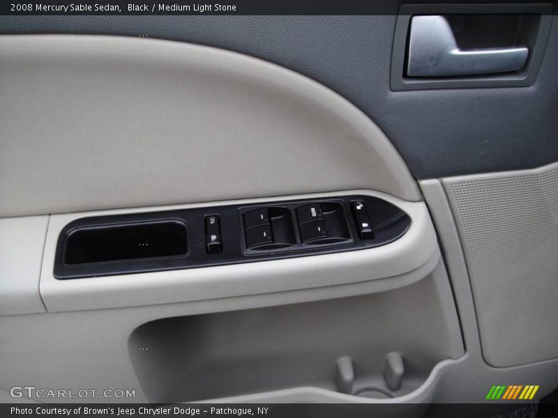 Black / Medium Light Stone 2008 Mercury Sable Sedan