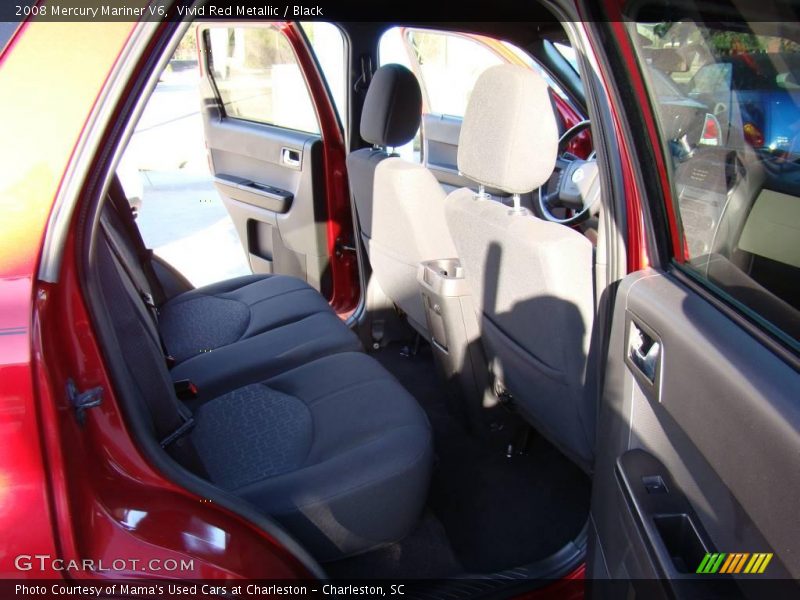 Vivid Red Metallic / Black 2008 Mercury Mariner V6