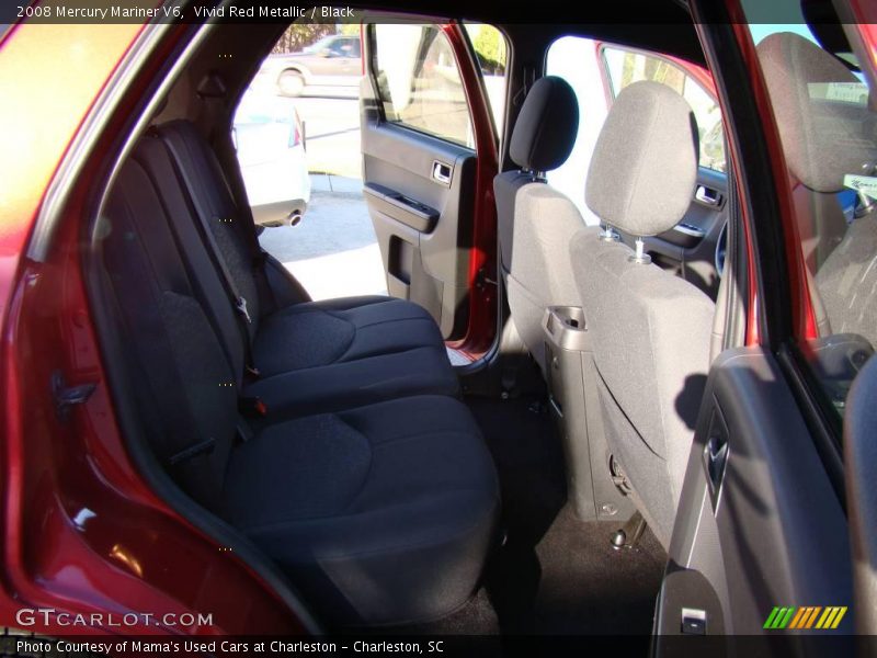 Vivid Red Metallic / Black 2008 Mercury Mariner V6