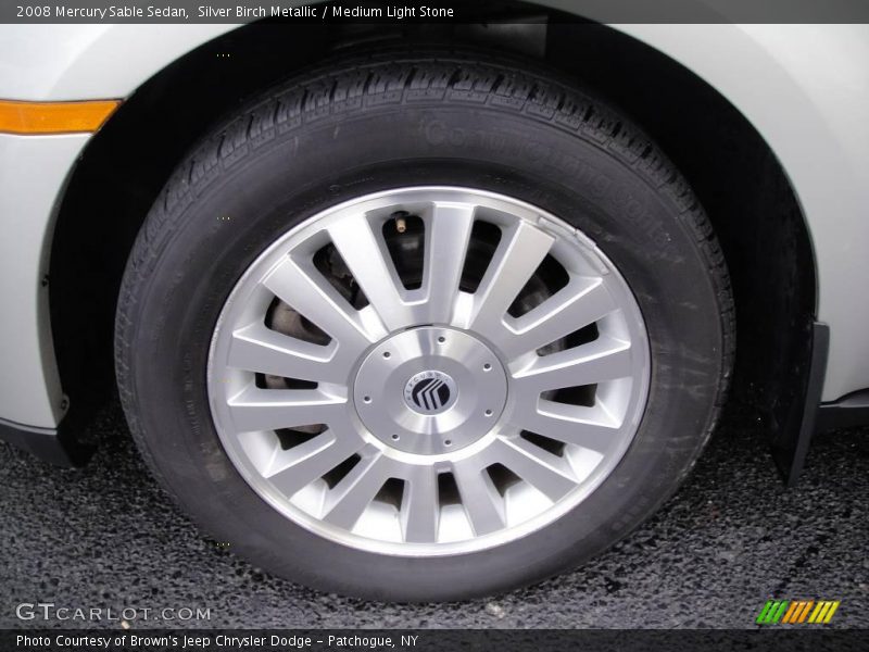Silver Birch Metallic / Medium Light Stone 2008 Mercury Sable Sedan