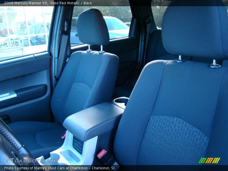 Vivid Red Metallic / Black 2008 Mercury Mariner V6