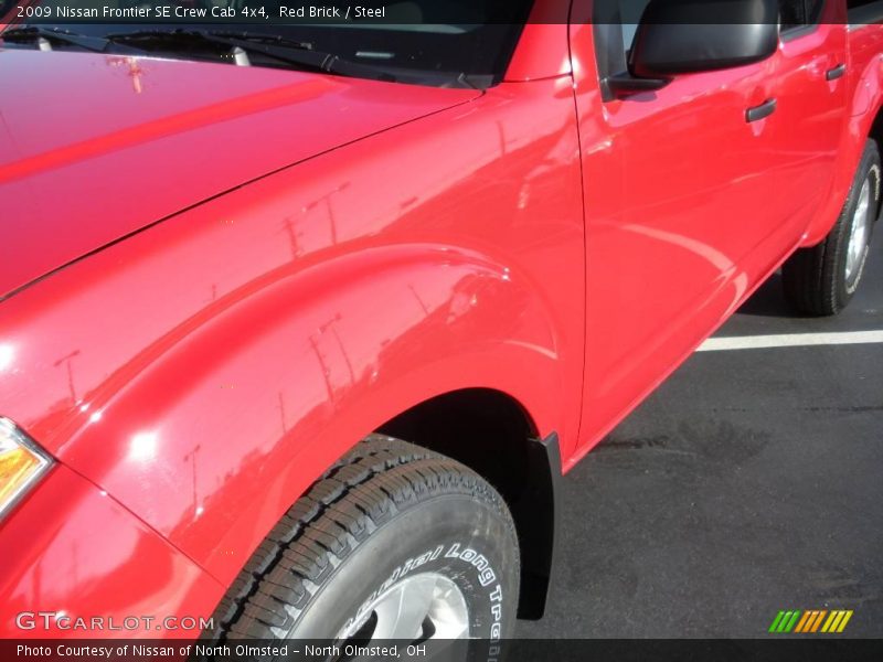 Red Brick / Steel 2009 Nissan Frontier SE Crew Cab 4x4