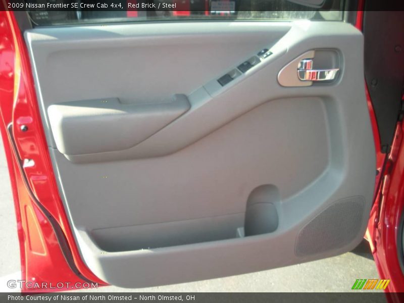 Red Brick / Steel 2009 Nissan Frontier SE Crew Cab 4x4