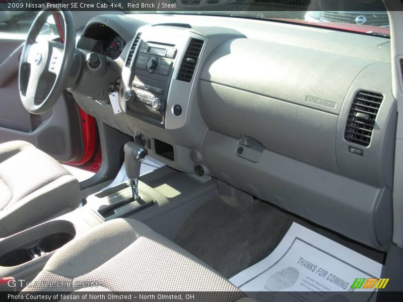 Red Brick / Steel 2009 Nissan Frontier SE Crew Cab 4x4