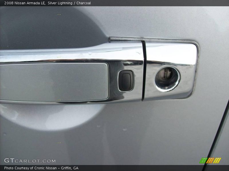 Silver Lightning / Charcoal 2008 Nissan Armada LE