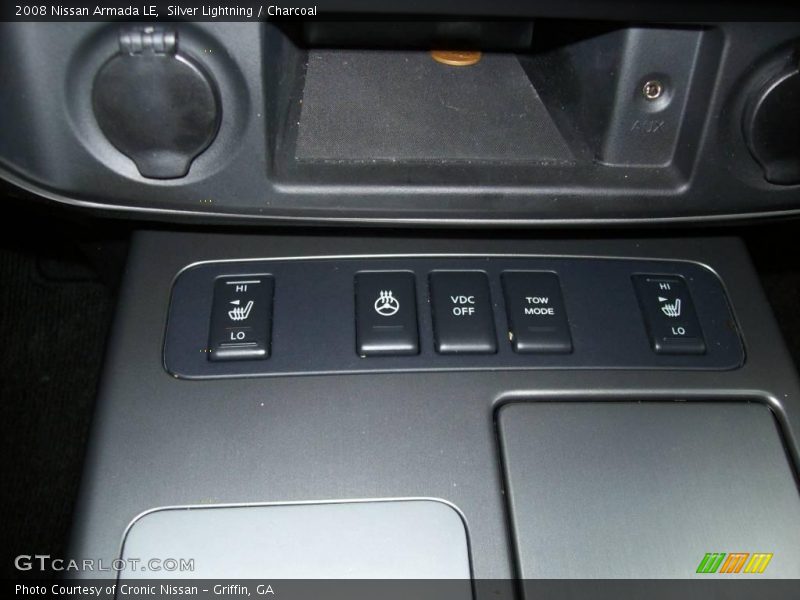 Silver Lightning / Charcoal 2008 Nissan Armada LE